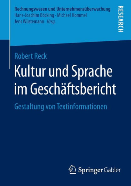 Kultur und Sprache im Geschï¿½ftsbericht: Gestaltung von Textinformationen