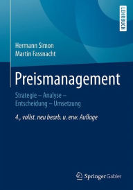 Title: Preismanagement: Strategie - Analyse - Entscheidung - Umsetzung, Author: Hermann Simon