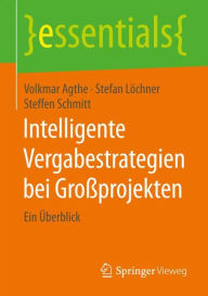 Title: Intelligente Vergabestrategien bei Großprojekten: Ein Überblick, Author: Volkmar Agthe