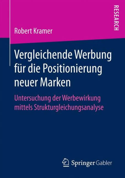 Vergleichende Werbung für die Positionierung neuer Marken: Untersuchung der Werbewirkung mittels Strukturgleichungsanalyse