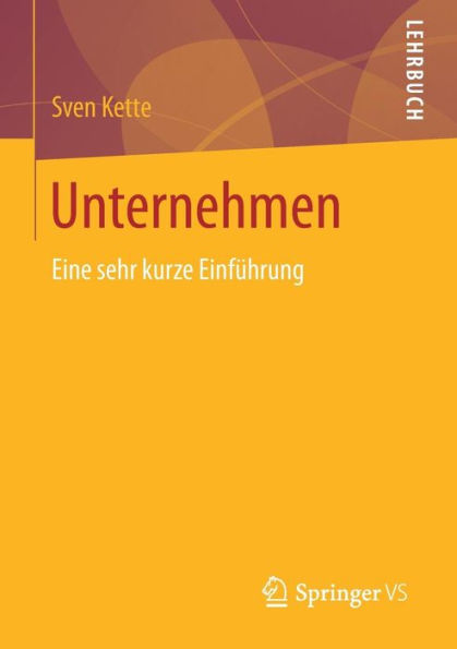 Unternehmen: Eine sehr kurze Einführung