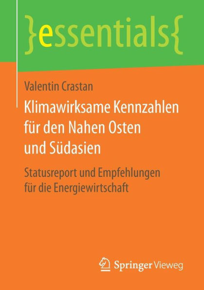 Klimawirksame Kennzahlen für den Nahen Osten und Südasien: Statusreport und Empfehlungen für die Energiewirtschaft