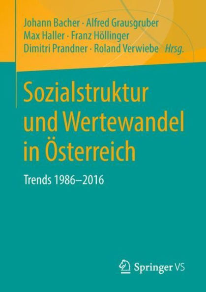 Sozialstruktur und Wertewandel in Österreich: Trends 1986-2016