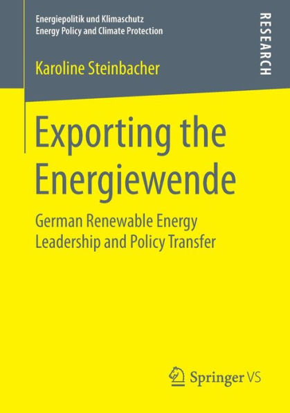 Exporting the Energiewende: German Renewable Energy Leadership and Policy Transfer