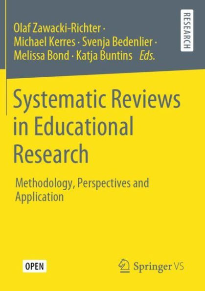 Systematic Reviews Educational Research: Methodology, Perspectives and Application