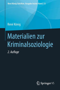 Title: Materialien zur Kriminalsoziologie, Author: René König