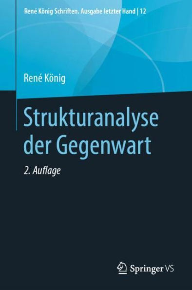Strukturanalyse der Gegenwart / Edition 2