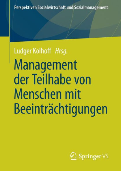 Management der Teilhabe von Menschen mit Beeintrï¿½chtigungen