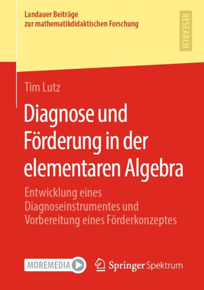 Diagnose und Förderung in der elementaren Algebra: Entwicklung eines Diagnoseinstrumentes und Vorbereitung eines Förderkonzeptes