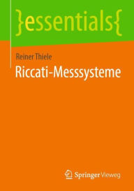 Title: Riccati-Messsysteme, Author: Reiner Thiele