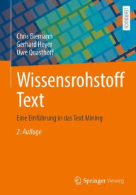 Title: Wissensrohstoff Text: Eine Einführung in das Text Mining, Author: Chris Biemann