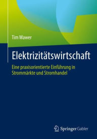 Title: Elektrizitätswirtschaft: Eine praxisorientierte Einführung in Strommärkte und Stromhandel, Author: Tim Wawer