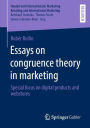 Essays on congruence theory in marketing: Special focus on digital products and webstores