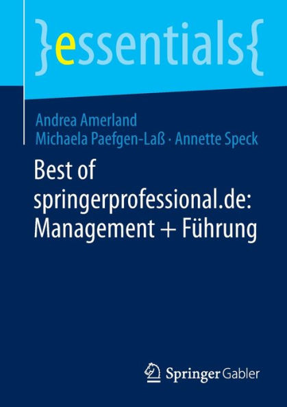 Best of springerprofessional.de: Management + Führung