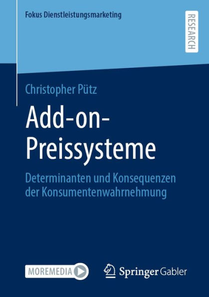 Add-on-Preissysteme: Determinanten und Konsequenzen der Konsumentenwahrnehmung