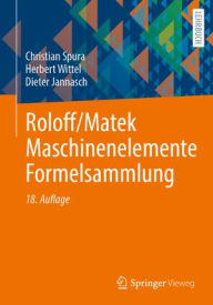 Title: Roloff/Matek Maschinenelemente Formelsammlung, Author: Christian Spura