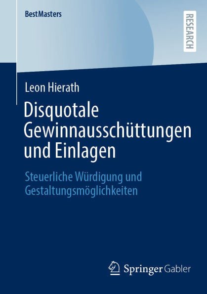 Disquotale Gewinnausschüttungen und Einlagen: Steuerliche Würdigung und Gestaltungsmöglichkeiten