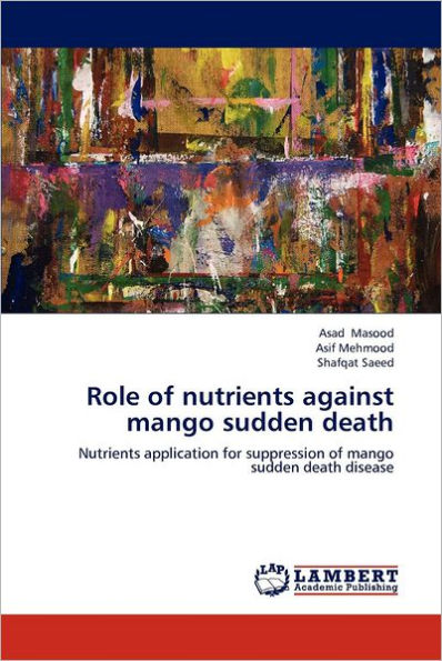 Role of nutrients against mango sudden death