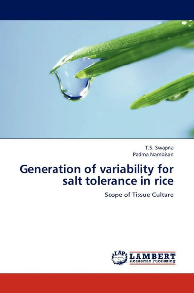 Generation of Variability for Salt Tolerance in Rice