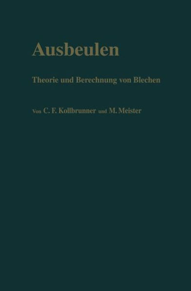 Ausbeulen: Theorie und Berechnung von Blechen