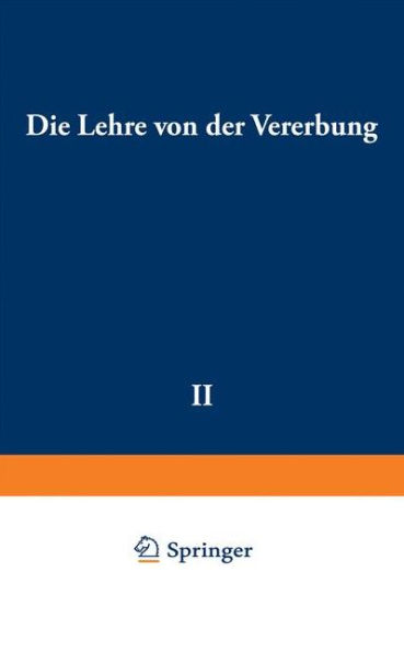 Die Lehre von der Vererbung