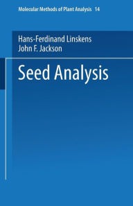 Title: Seed Analysis, Author: Hans-Ferdinand Linskens