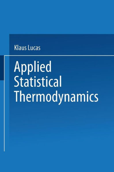 Applied Statistical Thermodynamics