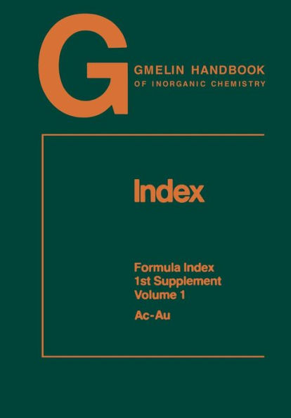 Index: 1st Supplement Volume 1