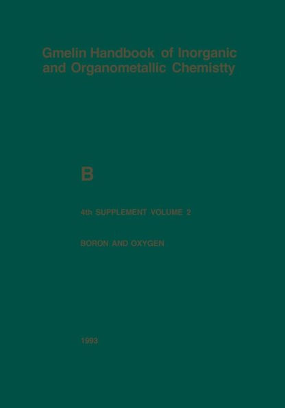 Boron and Oxygen