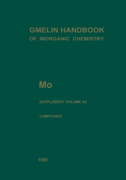 Mo Molybdenum: Hydrous Molybdates of Groups VA to VIB Metals (System Nos. 18 to 52)