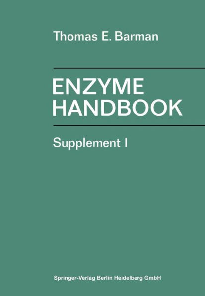 Enzyme Handbook: Supplement I