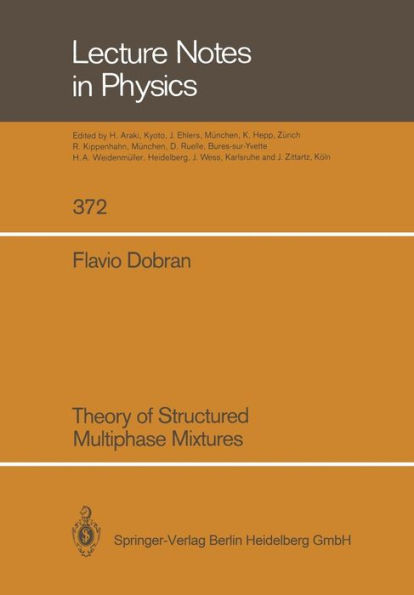 Theory of Structured Multiphase Mixtures