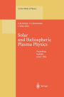 Solar and Heliospheric Plasma Physics: Proceedings of the 8th European Meeting on Solar Physics Held at Halkidiki, Greece, 13-18 May 1996