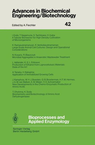 Bioprocesses and Applied Enzymology