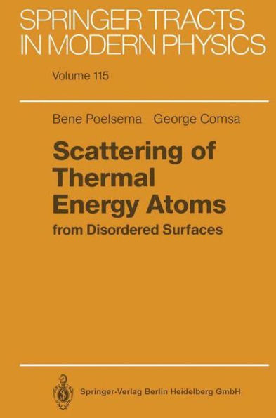 Scattering of Thermal Energy Atoms: from Disordered Surfaces