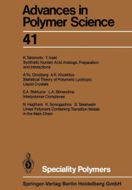 Title: Speciality Polymers, Author: E. A. Bekturov