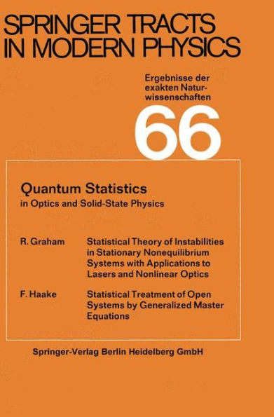 Quantum Statistics in Optics and Solid-State Physics