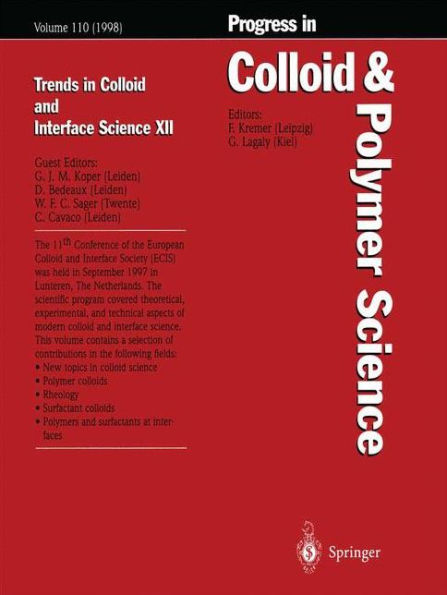 Trends in Colloid and Interface Science XII