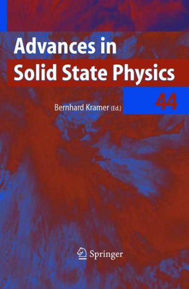 Advances Solid State Physics