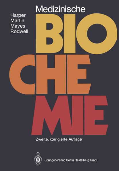 Medizinische Biochemie / Edition 2