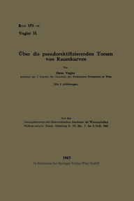 Title: ï¿½ber die pseudorektifizierenden Torsen von Raumkurven, Author: Hans Vogler