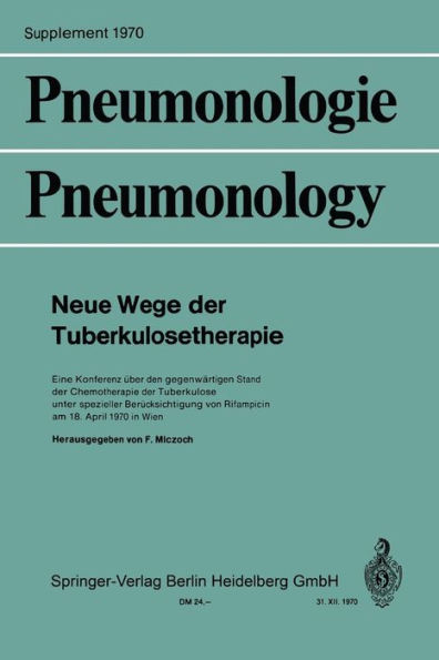 Pneumonologie - Pneumonology: Neu Wege der Tuberkulosetherapie