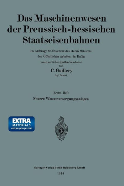 Neuere Wasserversorgungsanlagen der Preussisch-hessischen Staatseisenbahnen