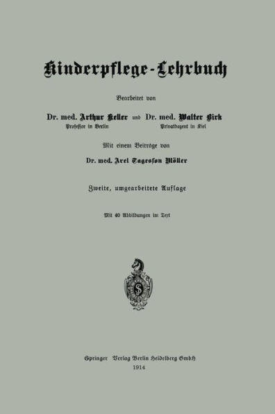Kinderpflege - Lehrbuch / Edition 2