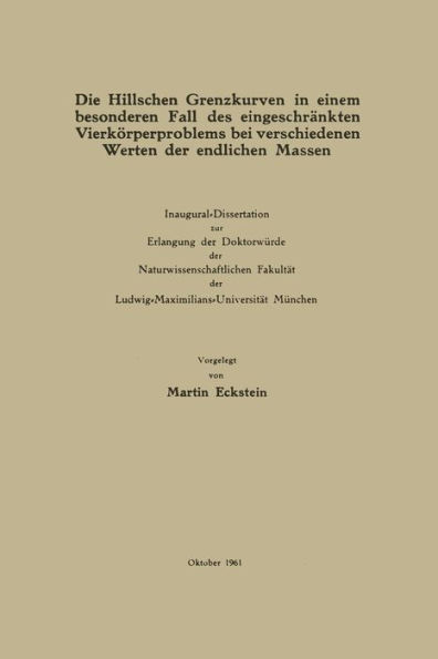 Die Hillschen Grenzkurven in einem besonderen Fall des eingeschränkten Vierkörperproblems bei verschiedenen Werten der endlichen Massen