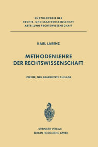 Title: Methodenlehre der Rechtswissenschaft, Author: Karl Larenz