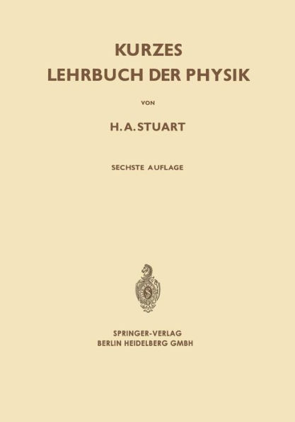 Kurzes Lehrbuch der Physik