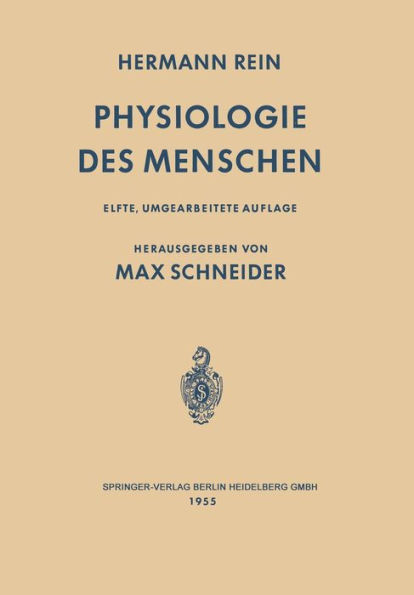 Einfï¿½hrung in die Physiologie des Menschen