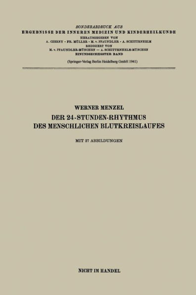 Der 24-Stunden-Rhythmus des menschlichen Blutkreislaufes