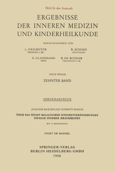 ï¿½ber das Wesen Malacischer Knochenverï¿½nderungen Infolge Innerer Krankheiten
